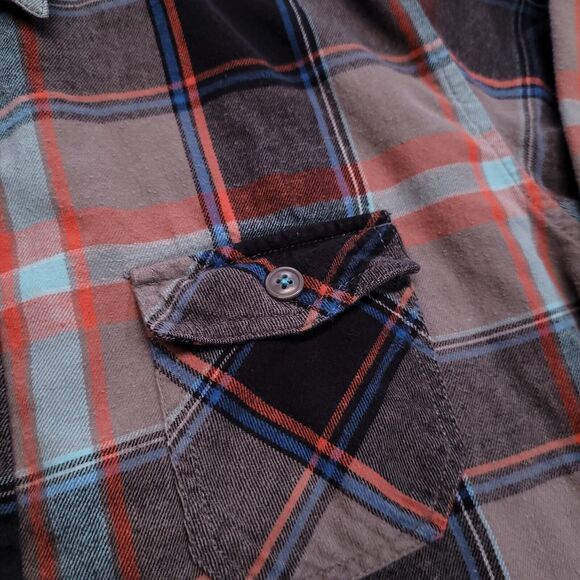 The Original Arizona Jean Company Button Up Casual Shirt Mens Size Large L Blue - Picture 4 of 9